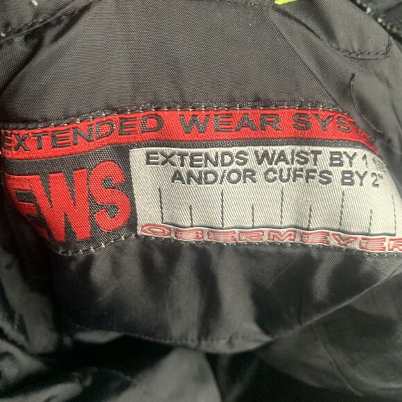 Obermeyer Alt 3 Juniors Unisex Black Cargo Snow Pants Size 12 Adjustable Waist - Picture 5 of 9